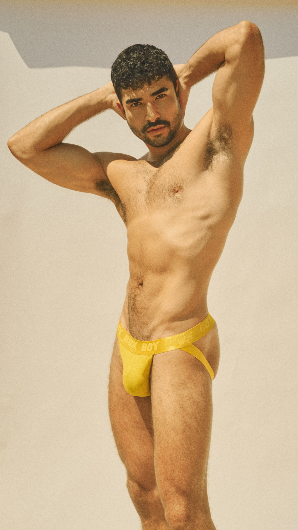 boystrap in golden hour