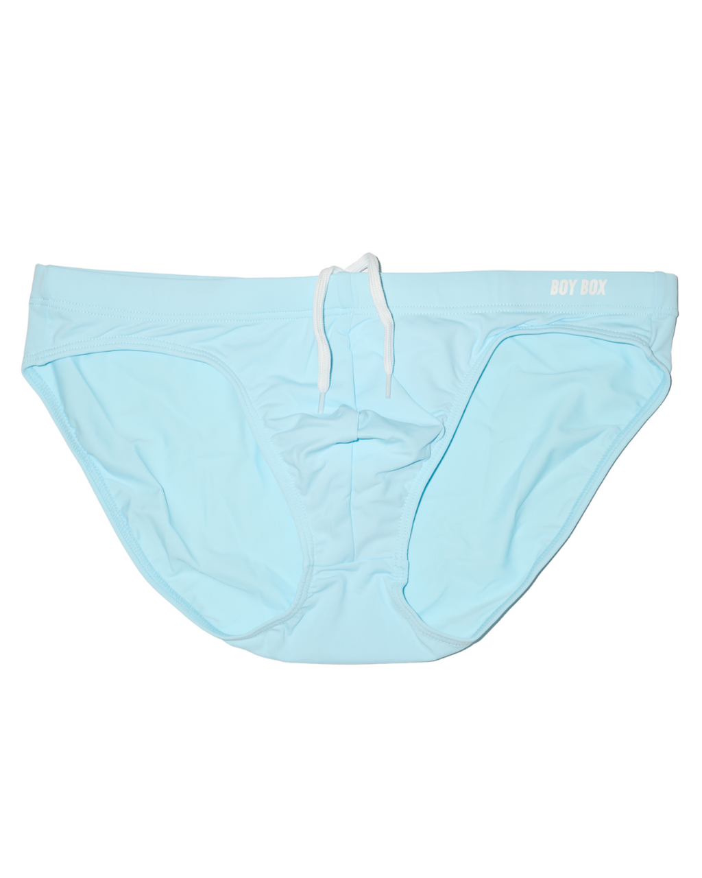 swim brief in powder blue